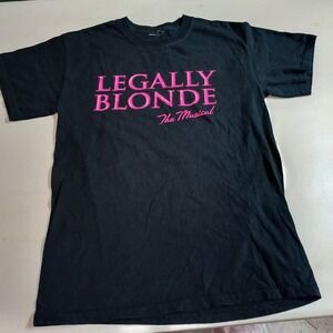 Legally Blonde The Musical T-Shirt Black Pink Broadway Merch Unisex Small